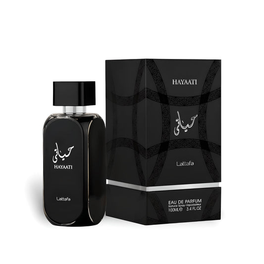 Hayaati Black 100ml EDP by Lattafa