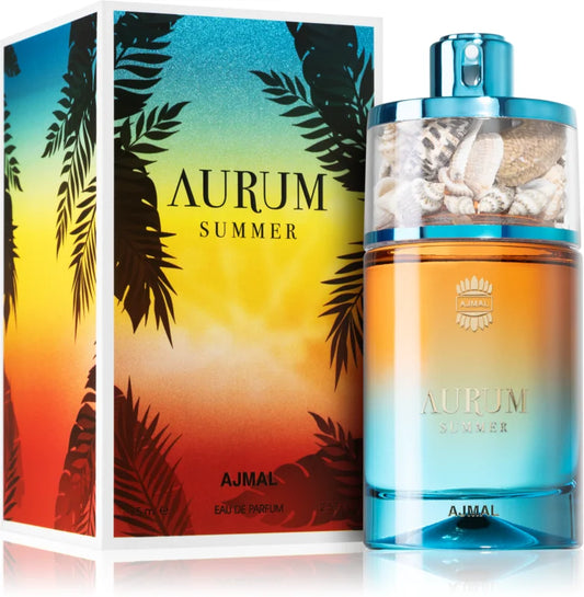 Aurum Summer eau de perfume for woman 75ml by Ajmal