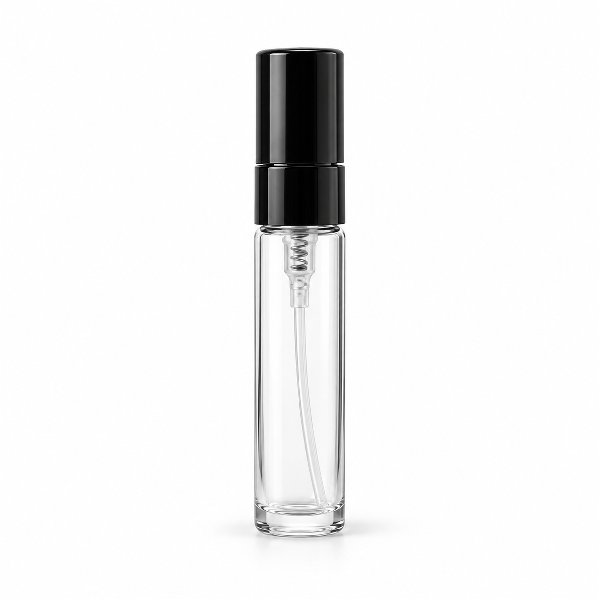 Illustrative empty 3ml perfume sample vial