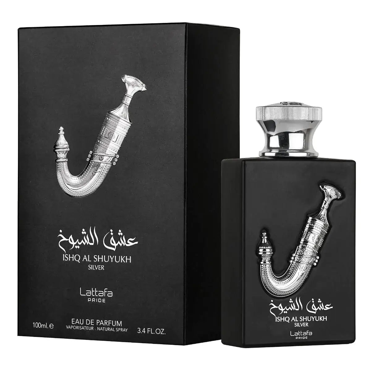Ishq Al Shuyukh Silver Perfume 100ml EDP by Lattafa Pride