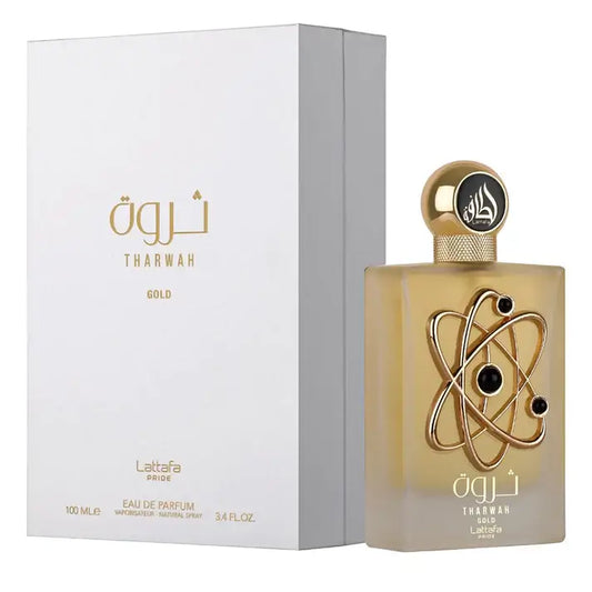 Tharwah Gold Perfume 100ml EDP by Lattafa Pride